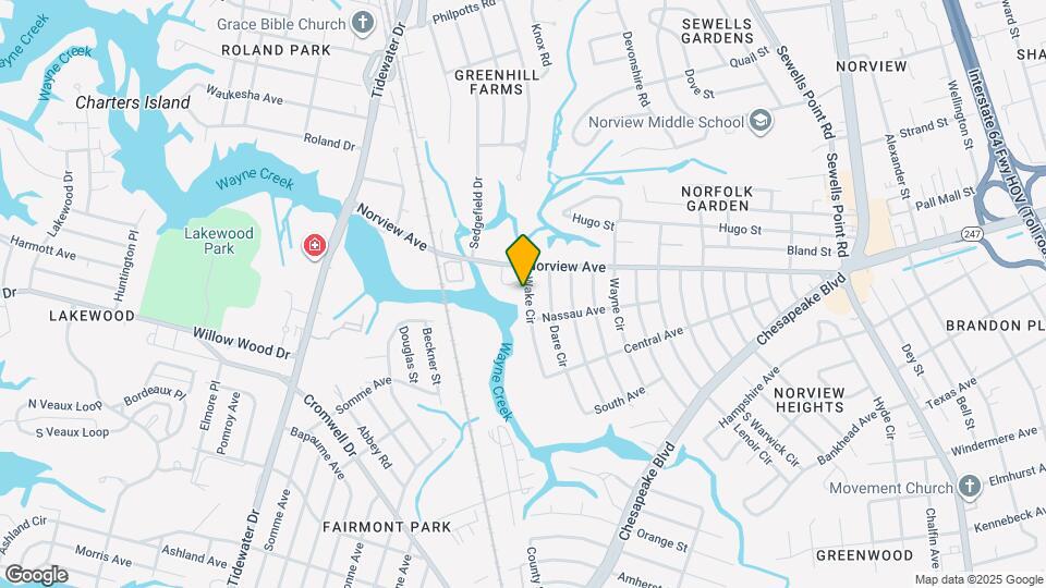 3875 Wake Cir Map and Location Details