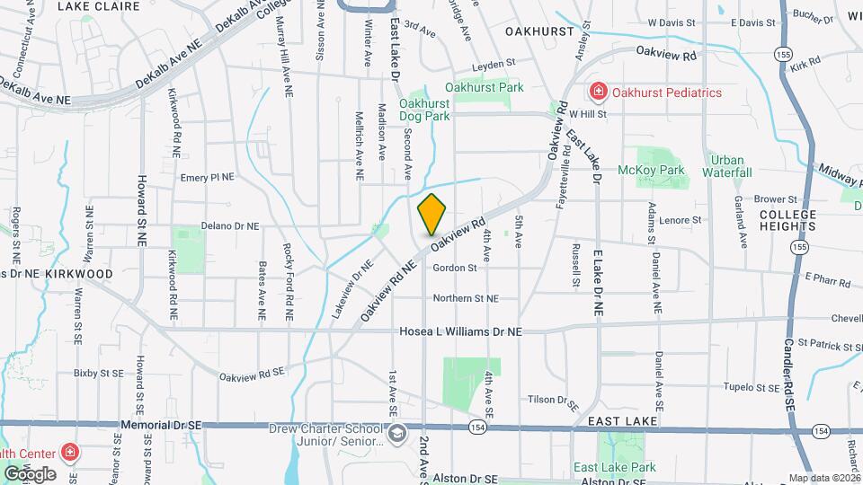1529 Oakview Rd Map and Location Details