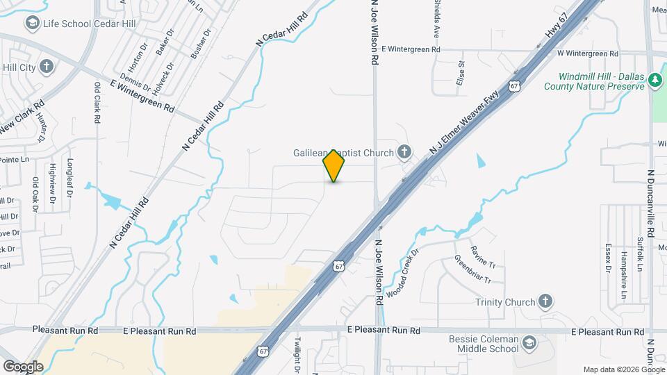 905 Shady Brook Ln Mapa y Detalles de la Ubicación