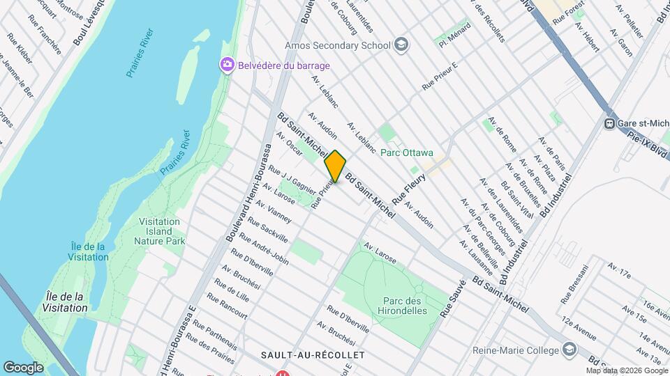 10500 Oscar Av Map and Location Details