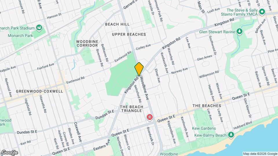 229 Kingston Rd Map and Location Details
