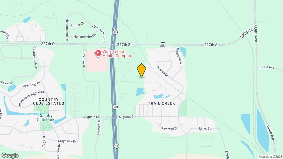 317 Pinehurst Dr Map and Location Details