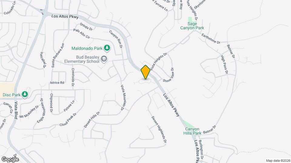 2288 Snow Cyn Dr Map and Location Details