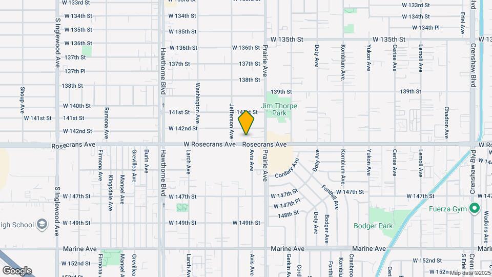 4069 W Rosecrans Ave Map and Location Details