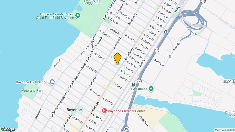 9-11 W 35th St Map and Location Details