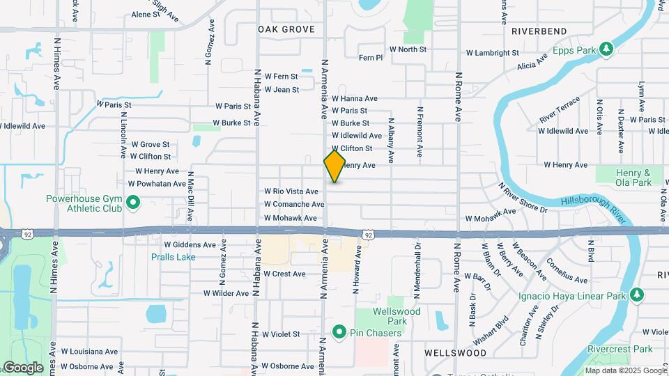 2315 W Rio Vista Ave Map and Location Details