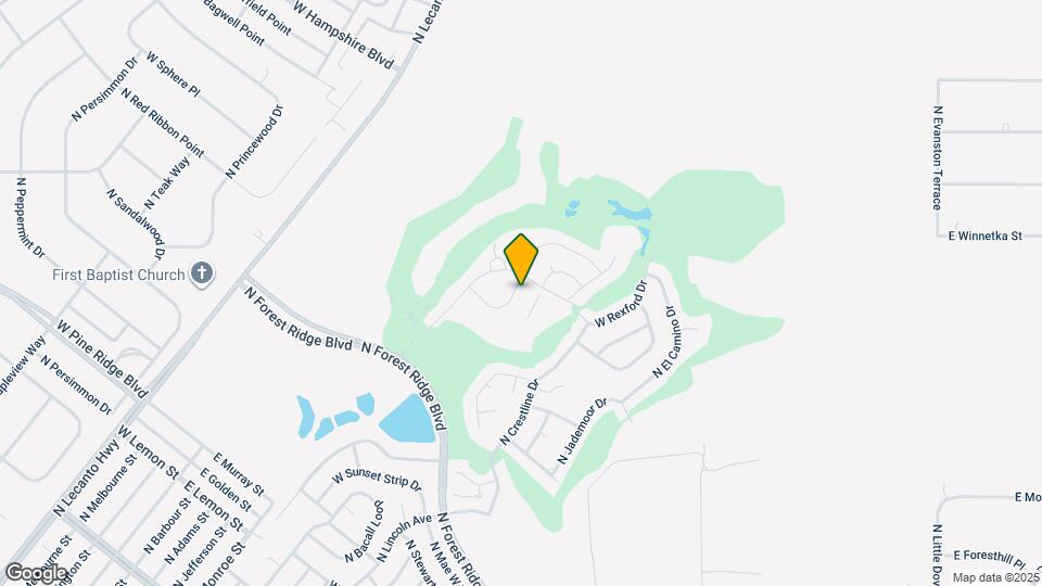 556 W Twisted Oaks Dr Map and Location Details