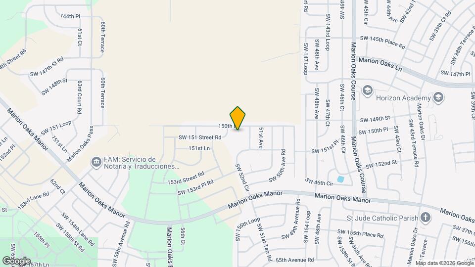 15092 SW 52nd Ct Map and Location Details