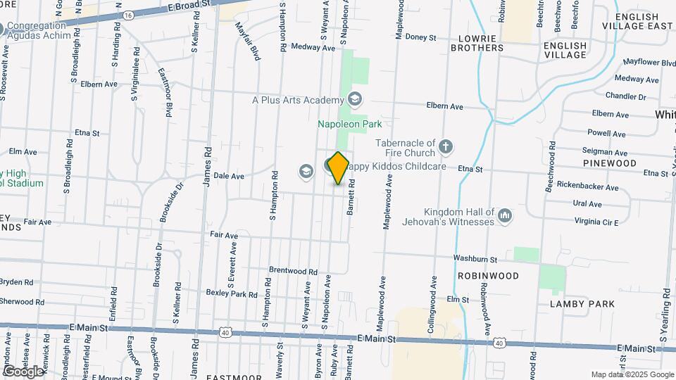 452 S Napoleon Ave Map and Location Details