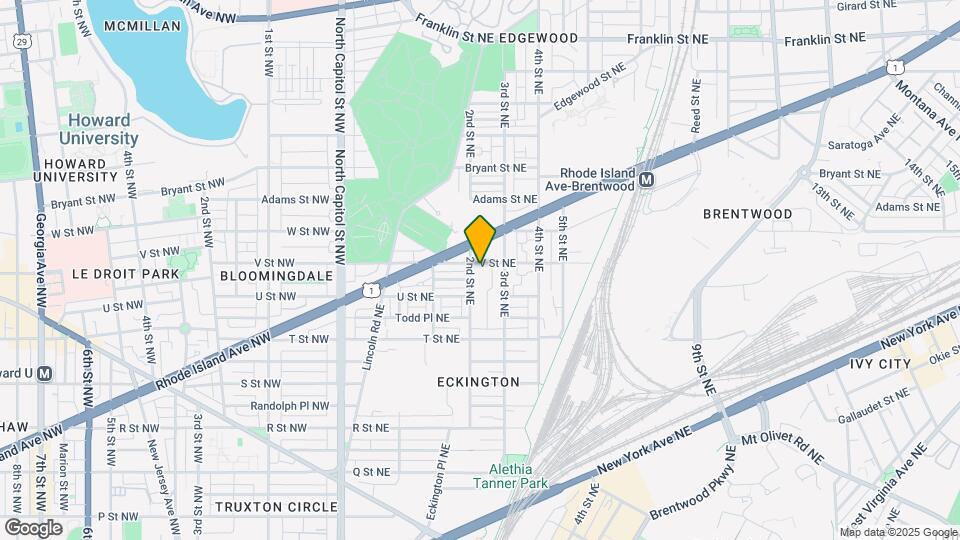 207 V St NE Map and Location Details