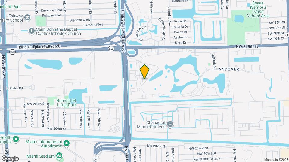 21003 NW 14th Pl Map and Location Details
