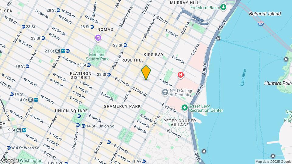 226 E 25th St Map and Location Details