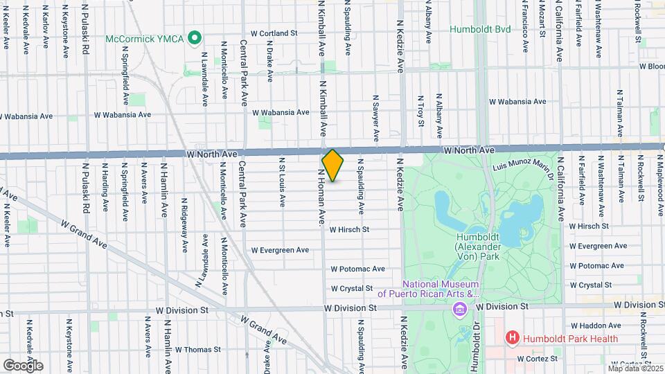 3348 W Le Moyne St Map and Location Details