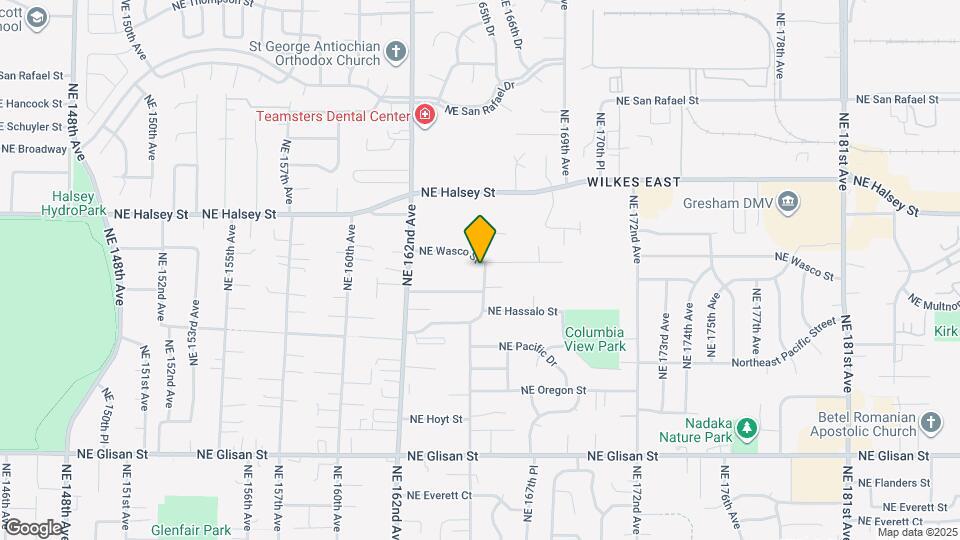 1249 NE 166th Ave Map and Location Details