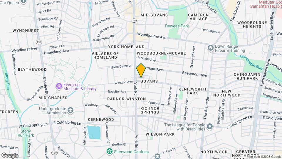 510 Winston Ave Map and Location Details