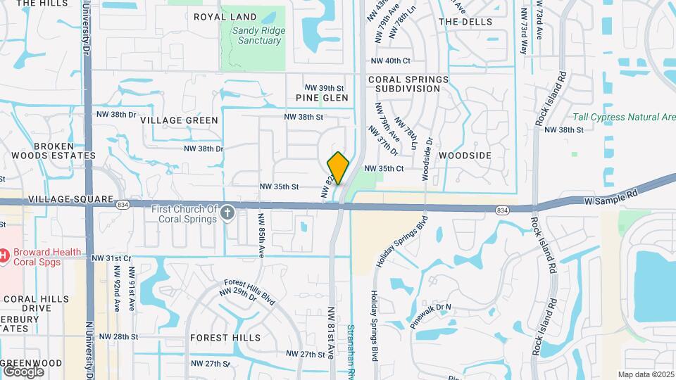 3406 Riverside Dr Map and Location Details