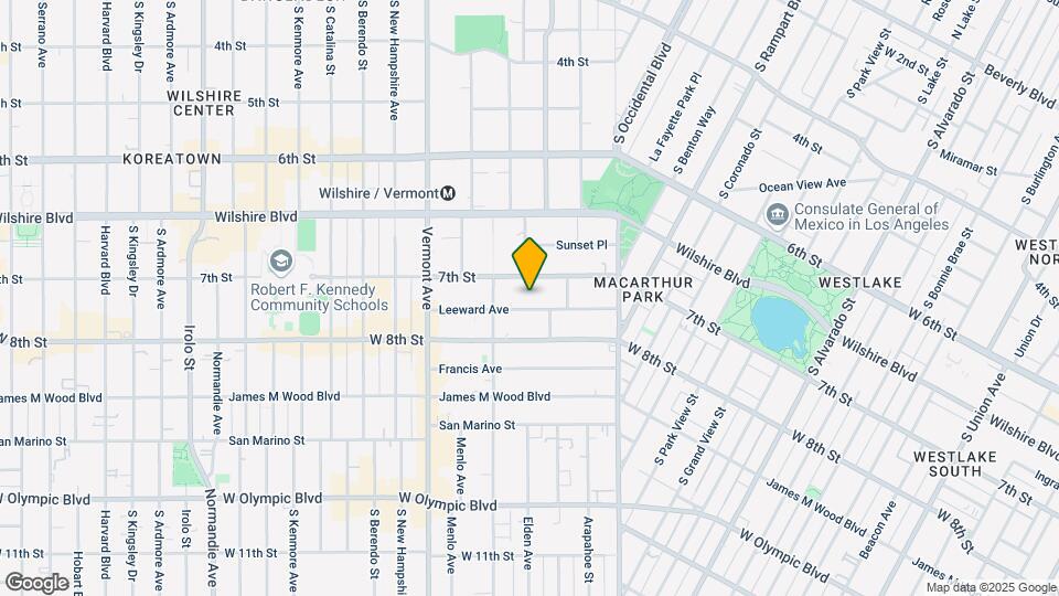 2931 Leeward Ave Mapa y Detalles de la Ubicación