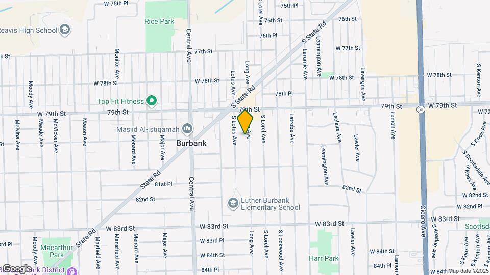 7930 Long Ave Map and Location Details