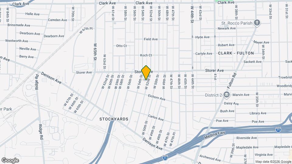 3422 W 52nd St Map and Location Details