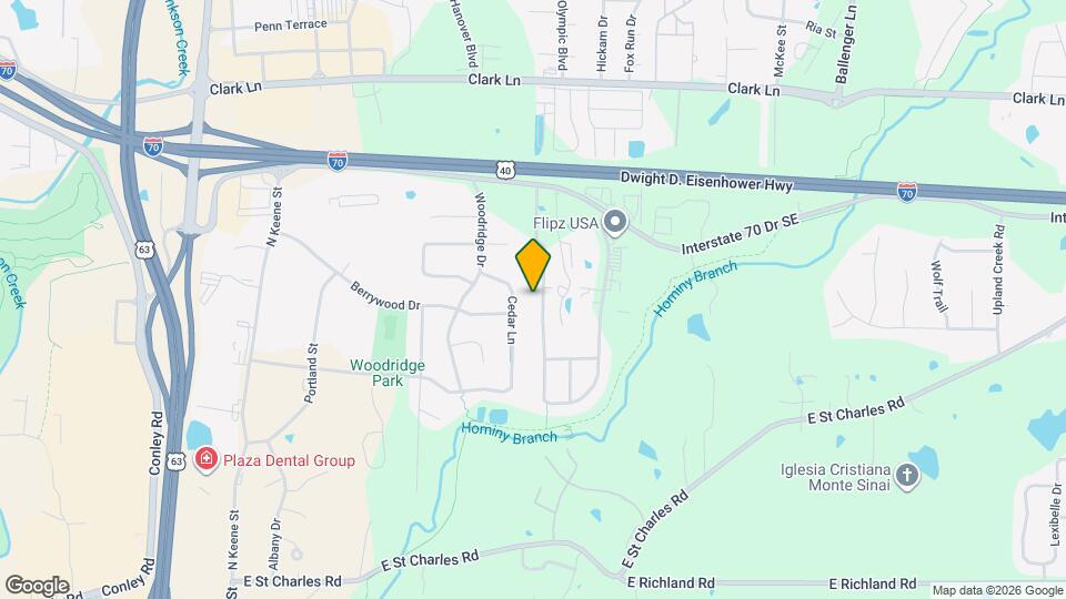 605-607-607 Glenstone Dr Map and Location Details