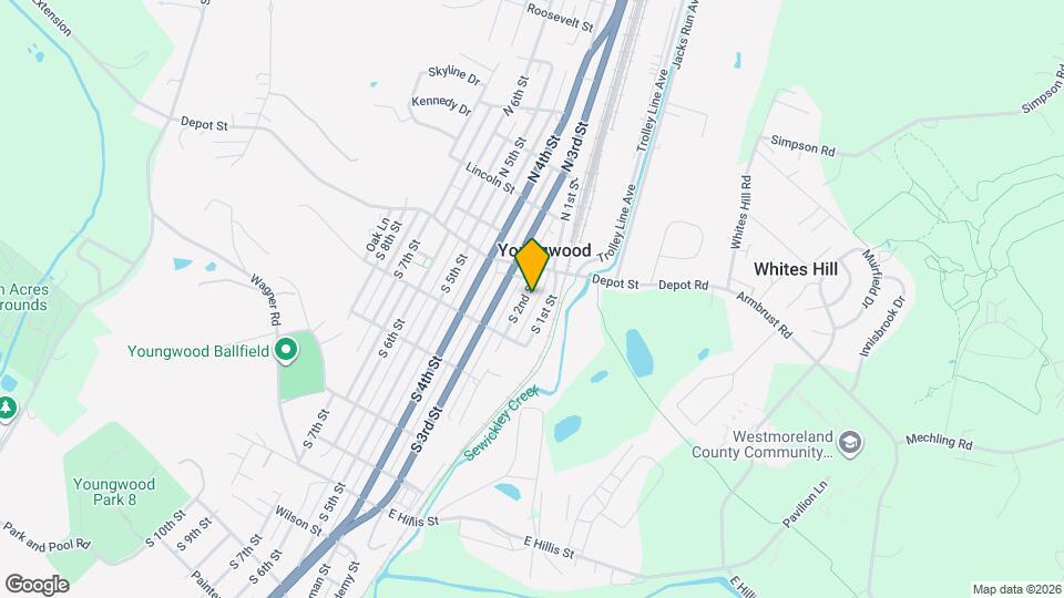 14 S 2nd St Mapa y Detalles de la Ubicación