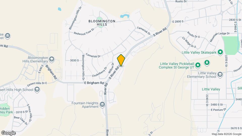 3126 S Relic Ridge Dr Map and Location Details