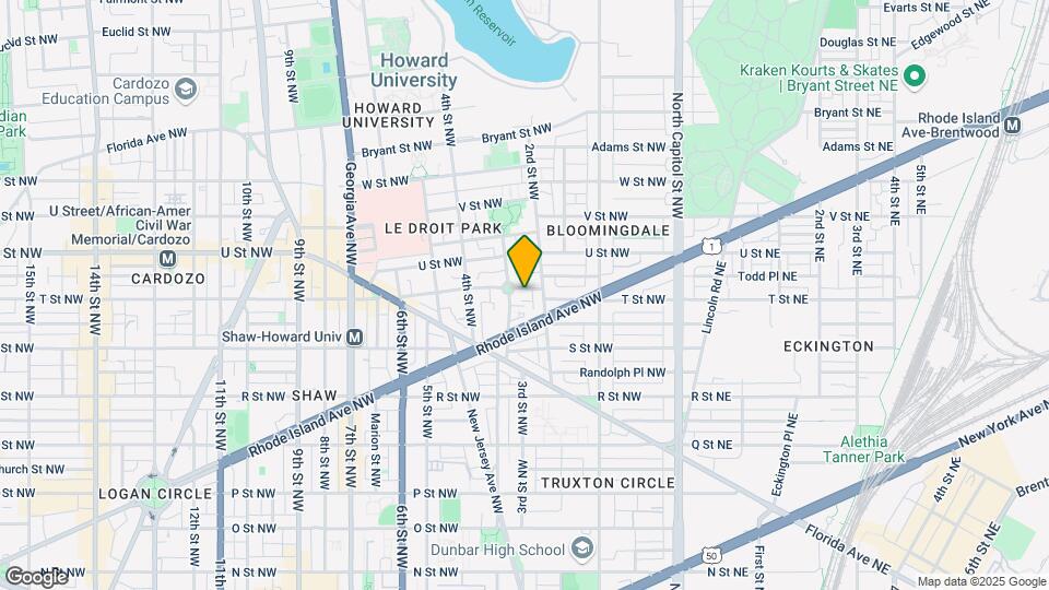 216 T St NW Map and Location Details