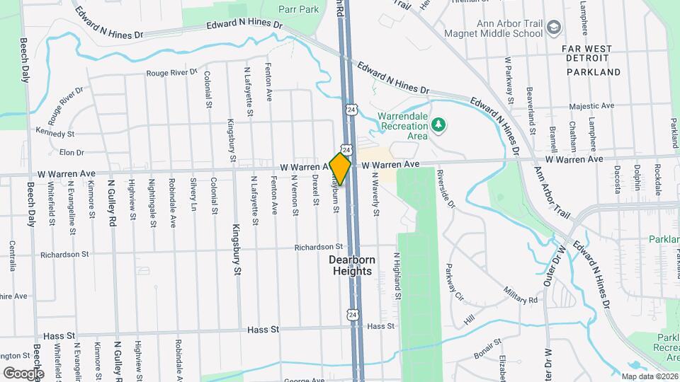 6978 Mayburn St Map and Location Details