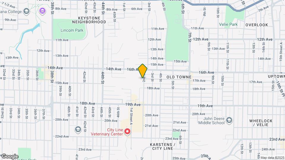 1701 2nd St Map and Location Details