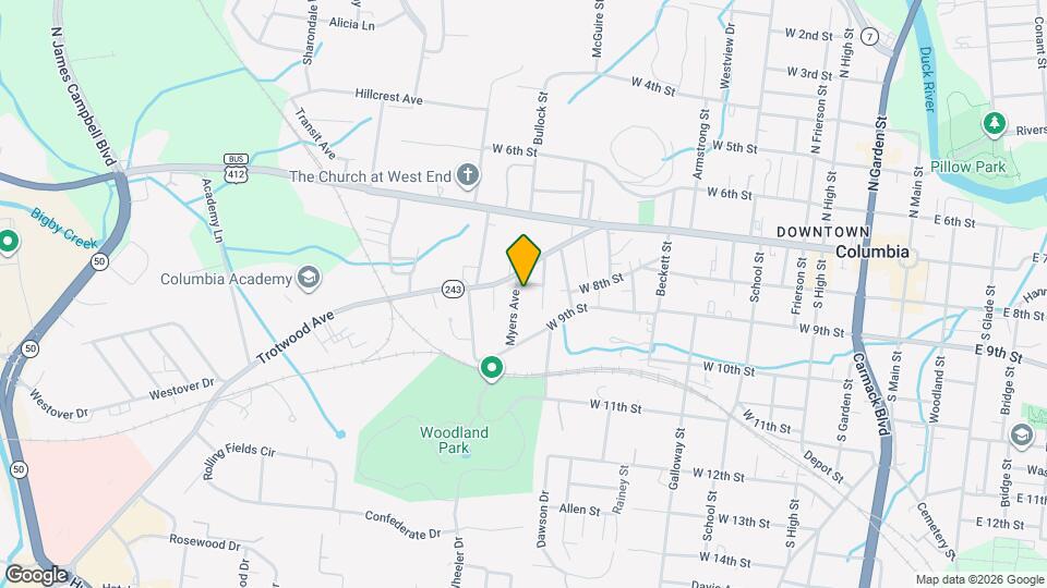 905 Myers Ave Map and Location Details