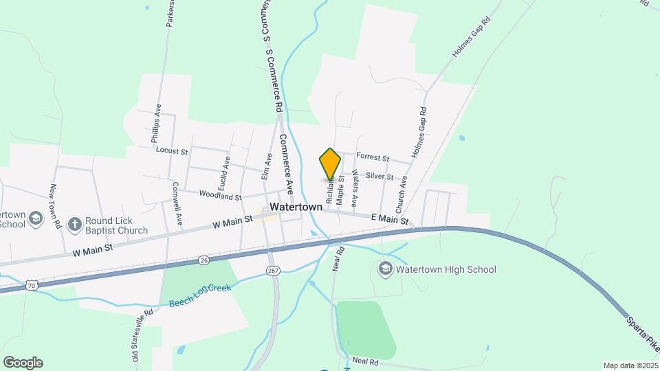 124 Richland Ave Map and Location Details