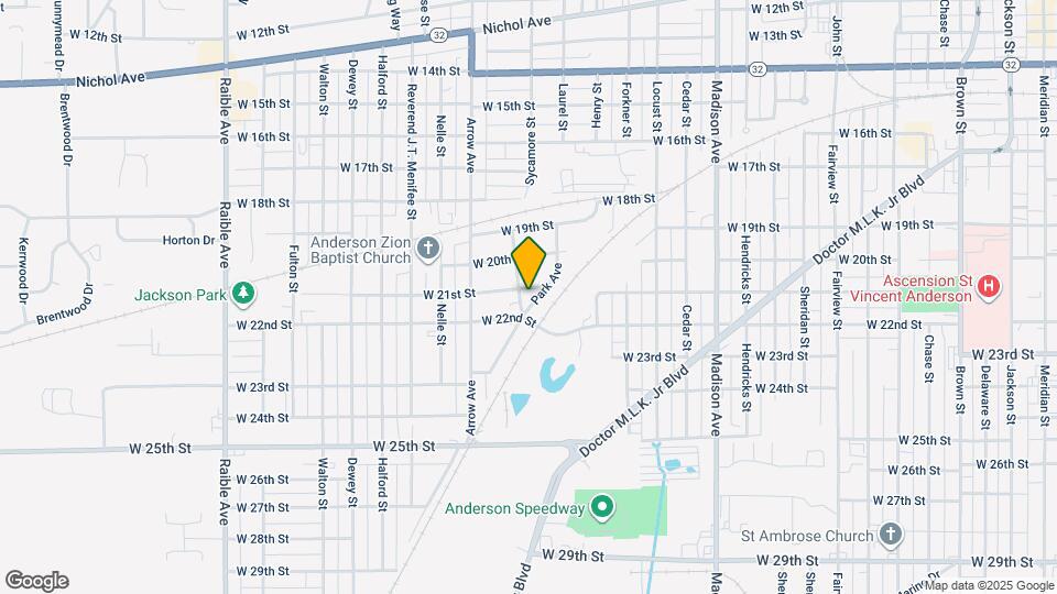 1535 W 21st St Map and Location Details