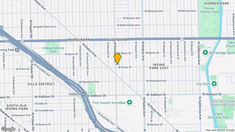 3350 W Grace St Map and Location Details