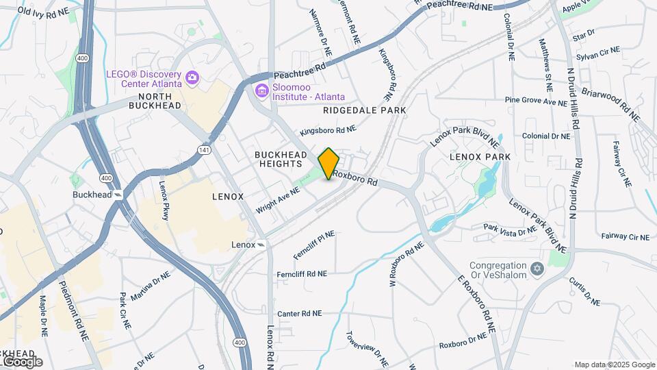 AMLI Buckhead Map and Location Details