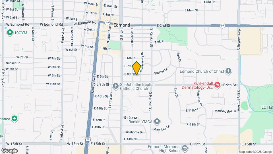 310 E 8th St Map and Location Details