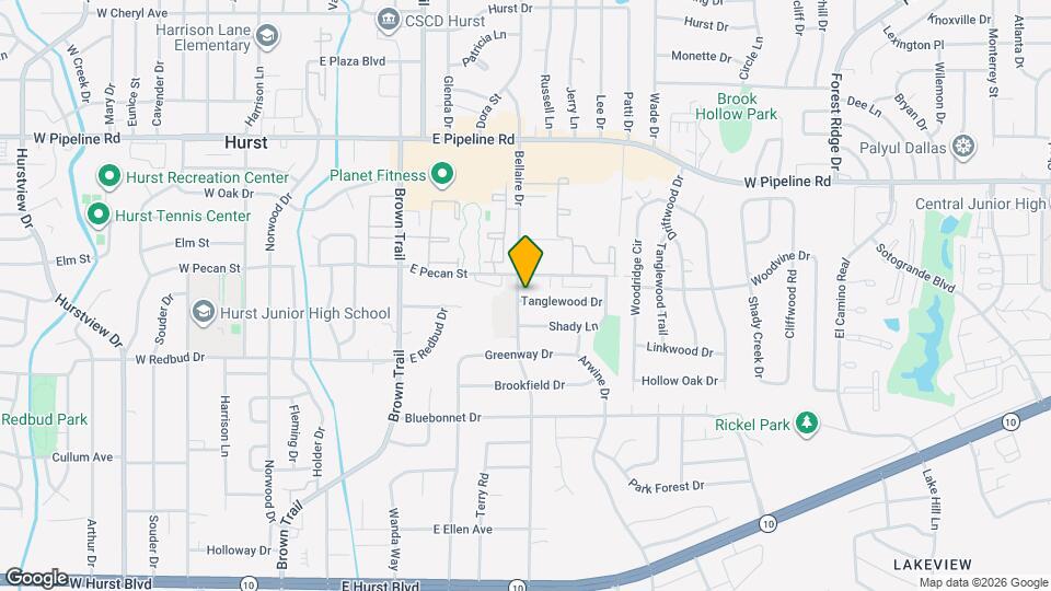 701 Tanglewood Dr Map and Location Details