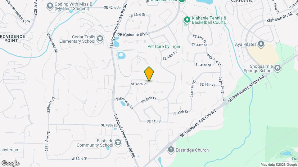 4574 240th Pl SE Mapa y Detalles de la Ubicación