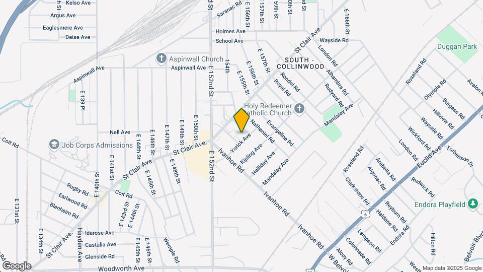 15353 Yorick Ave Map and Location Details