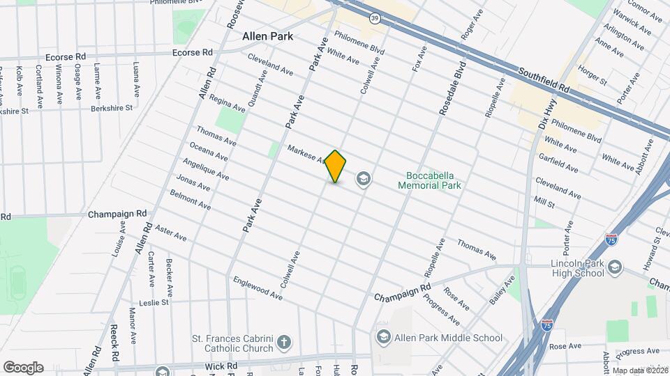 15087 Thomas Ave Map and Location Details