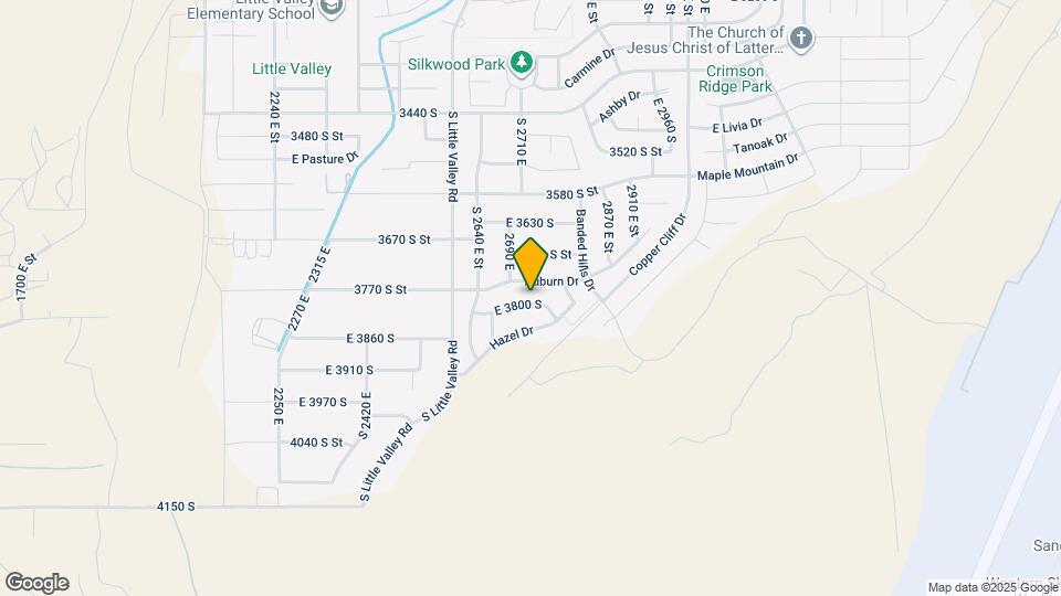 2713 E 3800 S Map and Location Details