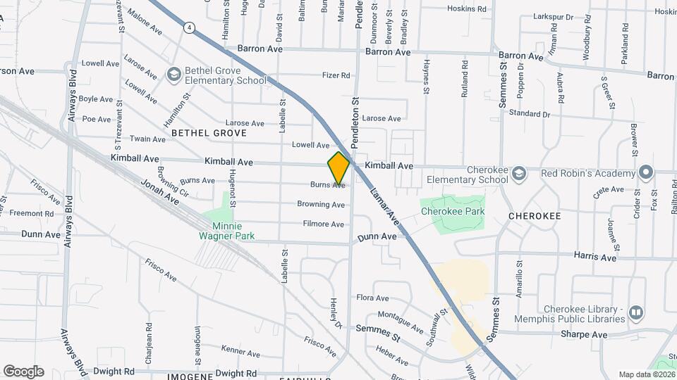 2753 Burns Ave Map and Location Details
