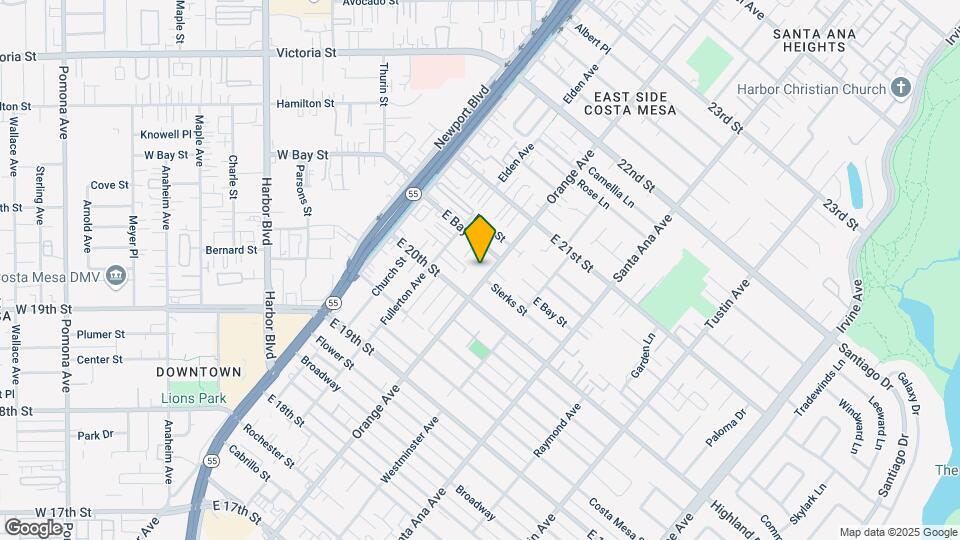 2027 Orange Ave Mapa y Detalles de la Ubicación