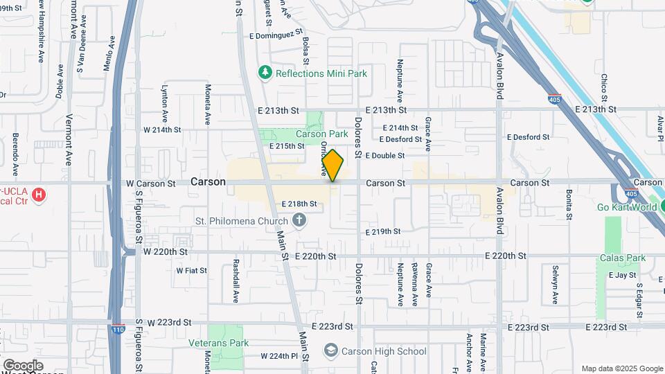 216 E Carson St Mapa y Detalles de la Ubicación