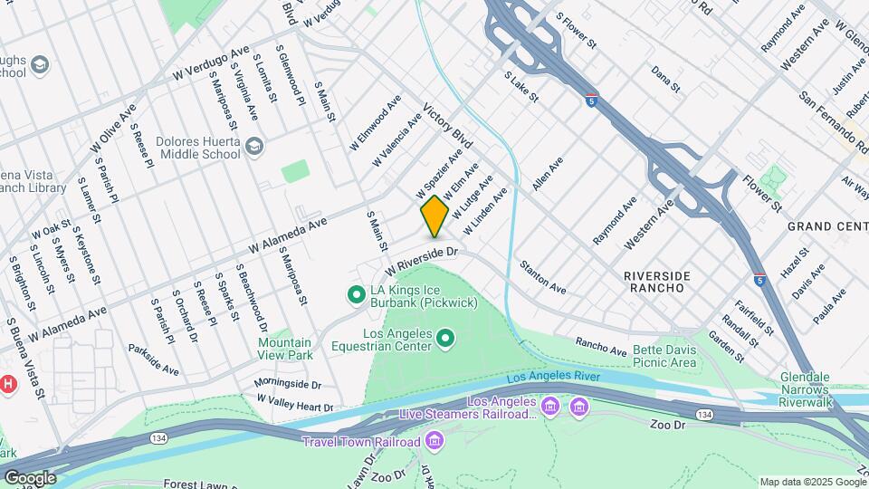 427 W Riverside Dr Map and Location Details