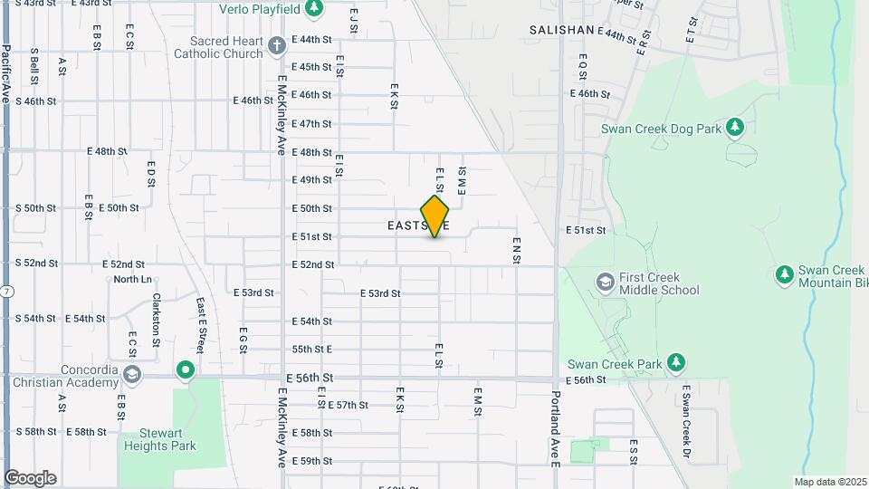 1134 E 51st St Map and Location Details