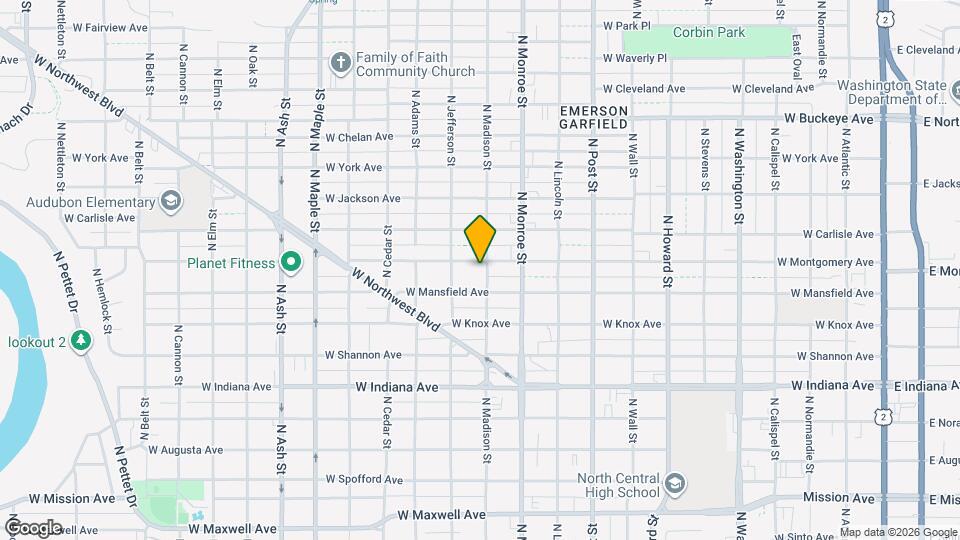 1103 W Montgomery Ave Map and Location Details