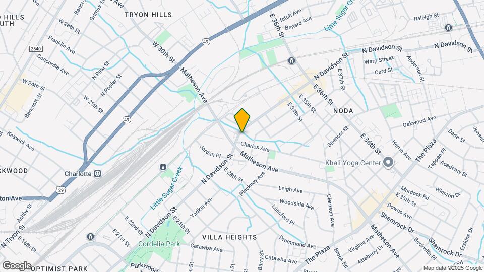 2712 N Davidson St Map and Location Details