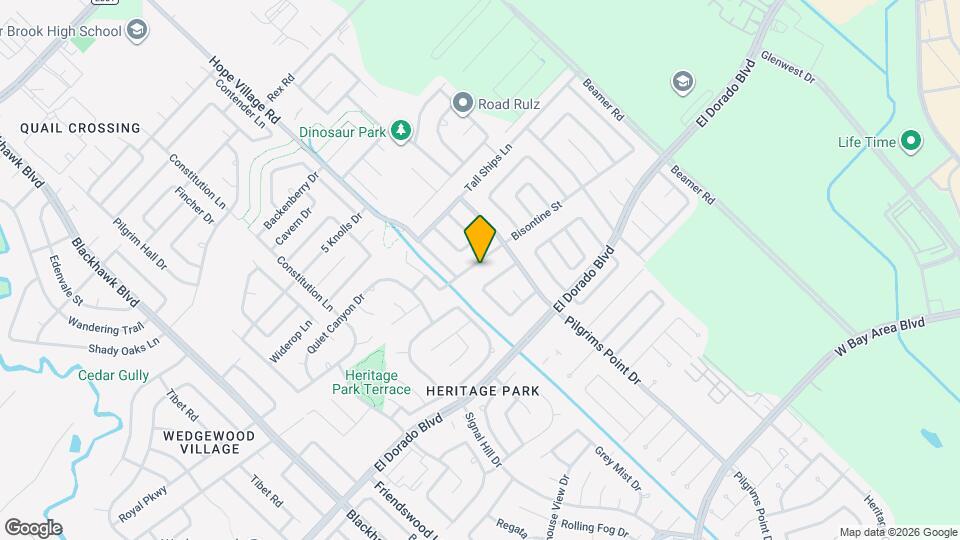 2531 Bisontine St Mapa y Detalles de la Ubicación