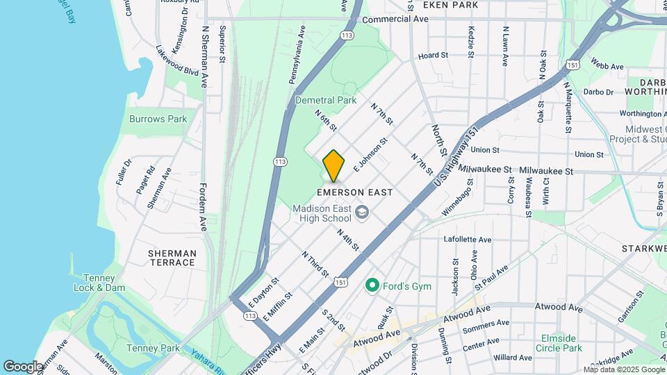 2238 E Johnson St, Unit 3 Map and Location Details