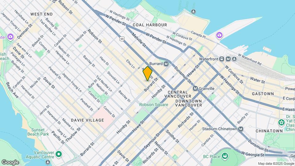 777 Burrard St Map and Location Details
